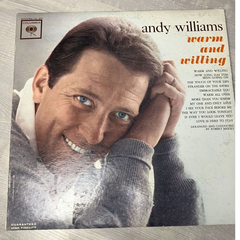 Andy Williams "Warm and Willing" vinyl